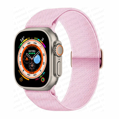 Scrunchie Strap for Apple watch band 45mm 44mm 40mm 41mm 42mm 46mm 49mm Elastic Nylon bracelet iWatch 11 10 9 8 7 6 se Ultra 3/2