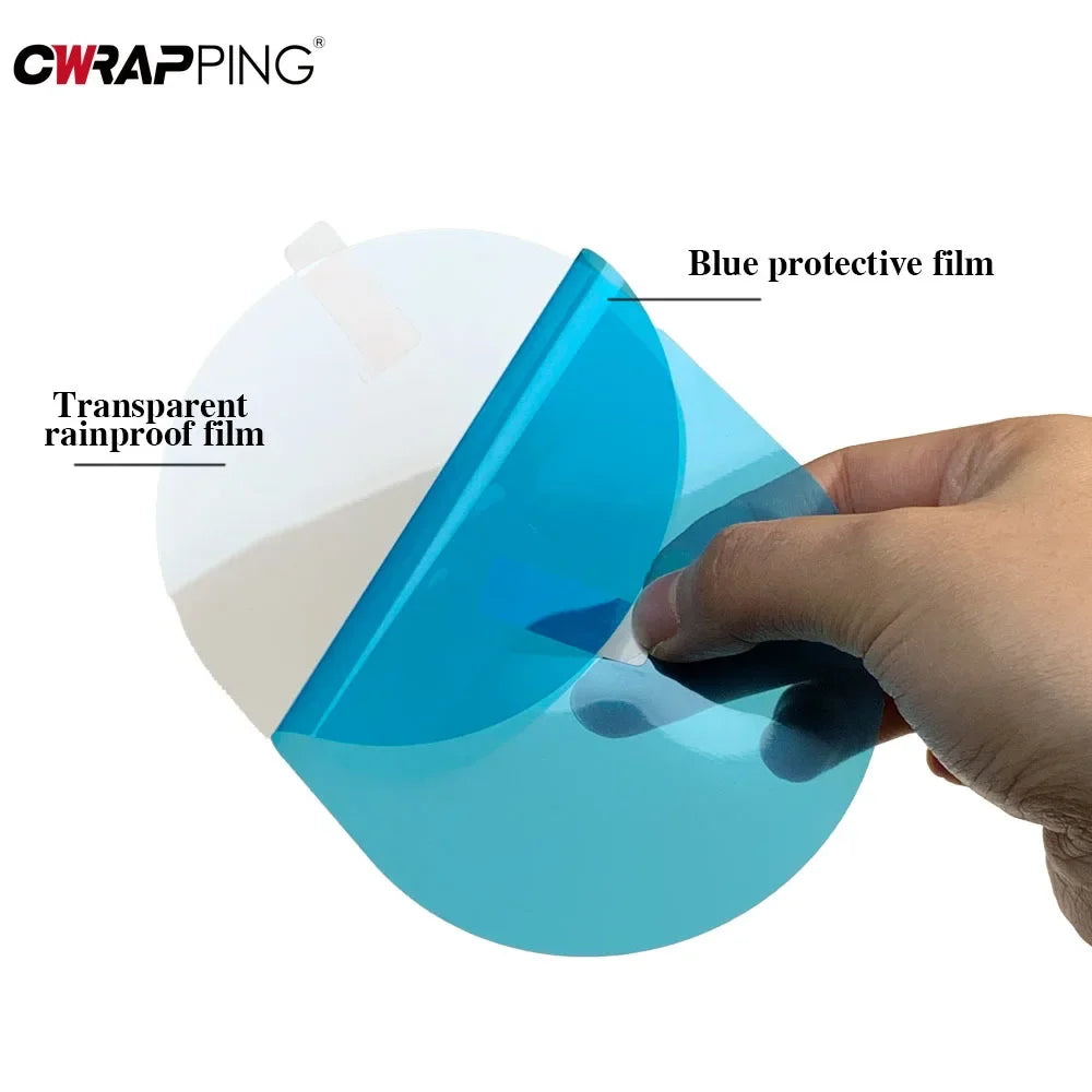 2/4pcs Car Rearview Mirror Film Side Window Rainproof Clear Film Anti Fog Window Mirror Protective Sticker for Car Accessories