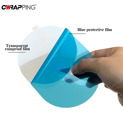 2/4pcs Car Rearview Mirror Film Side Window Rainproof Clear Film Anti Fog Window Mirror Protective Sticker for Car Accessories