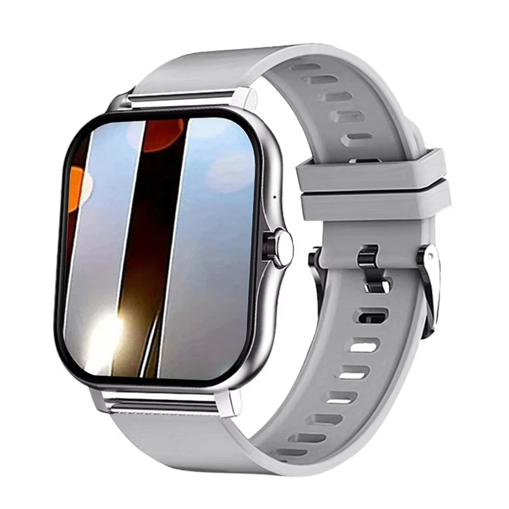 KESHUYOU 2025 New Smart Watch Bluetooth Call Message Alert Music Player Heart Rate Monitor Pedometer Smart Watch for Android IOS