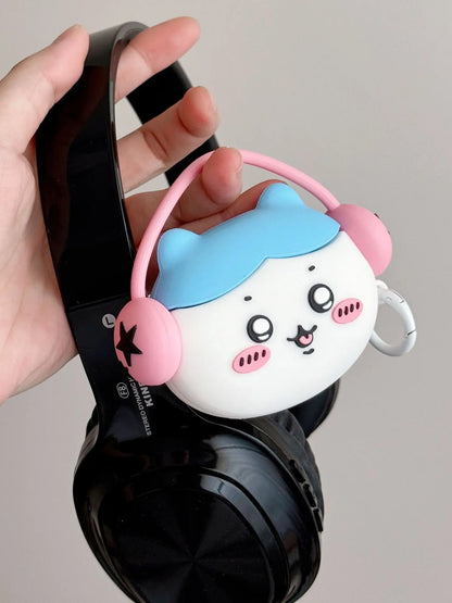 3D Cartoon Music Rabbit Protective Earphone Silicone Anime Cover For Airpods Pro 2/Airpods 3/Airpods 1/2 Case Kids/Girls Funda