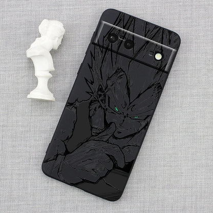 Luxury D-Dragon Ball Art Goku For Google Pixel 9 8 7A 7 6A 6 5A 5 4 4A XL 5G Black Silicon Shockproof Shell TPU Phone Case