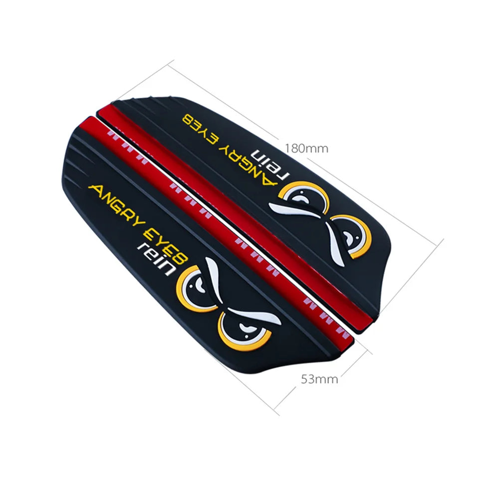 2Pcs Car Rearview Mirror Rain Eyebrow Universa Car Rear View Side Rain Eyebrow Shield Snow Guard Sun Visor Shade Protector