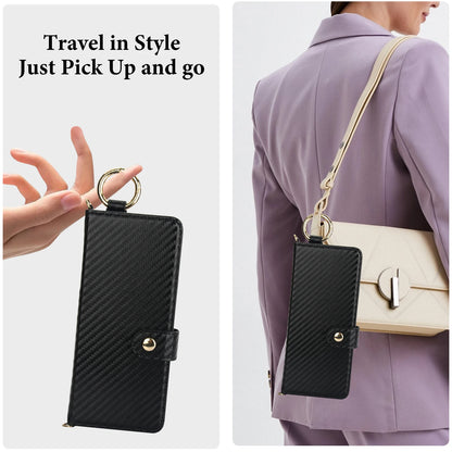 For Samsung Galaxy Z Fold 7 6 5 4 3 5G Crossbody Lanyard Leather Wallet Card Case Wrist Rope Flip Stand Cover With Pen slot