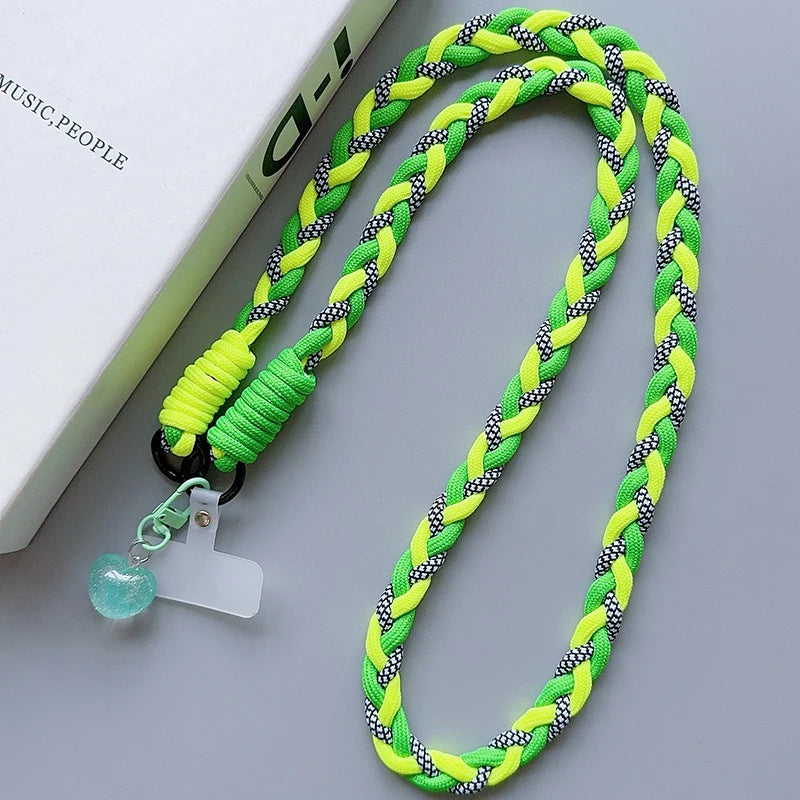 Creative Cartoon Mobile Phone Universal Lanyard Crossbody Long Rope Lanyard Rope Cartoon Decorative Pendant Accessories