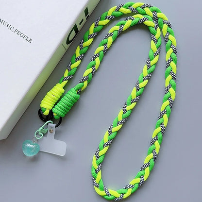 Creative Cartoon Mobile Phone Universal Lanyard Crossbody Long Rope Lanyard Rope Cartoon Decorative Pendant Accessories