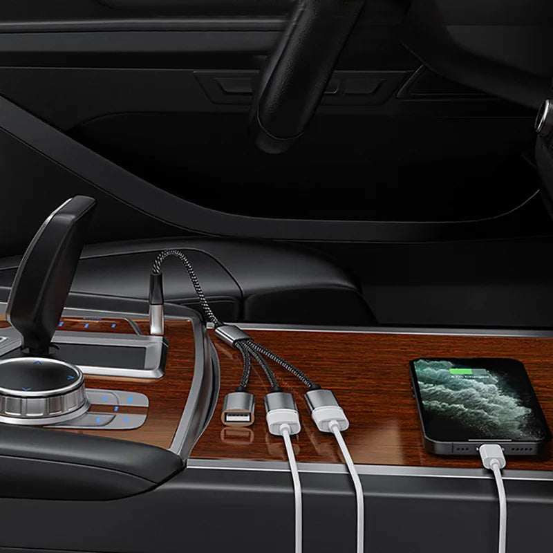 Multi USB Hub Extensions 4 Port Type C Hub USB Splitter Fast Data Transmission OTG Adapter For Computer Xiaomi Macbook Pro Air