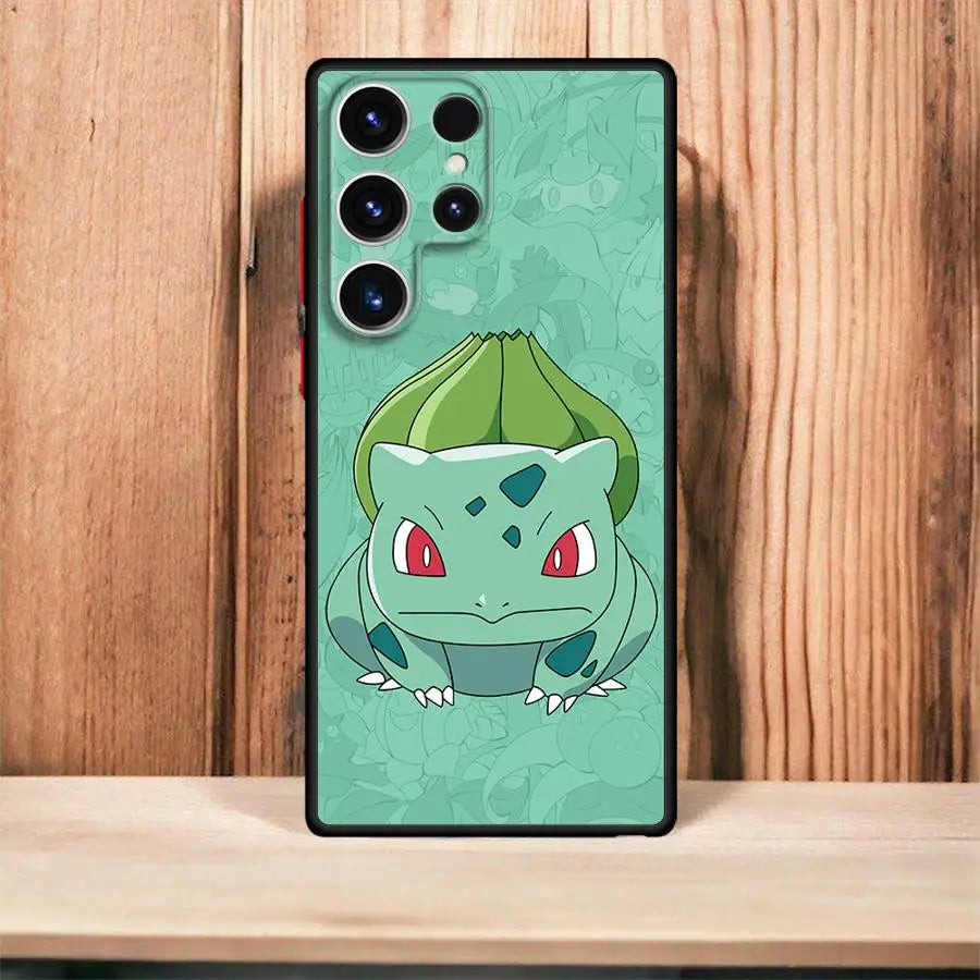 Pokemons Pikachus Anime Case for Samsung Galaxy S24 Ultra S23 Plus S25 S22 S21 FE S20 Note 20 S9 S10 Silicone Phone Cover
