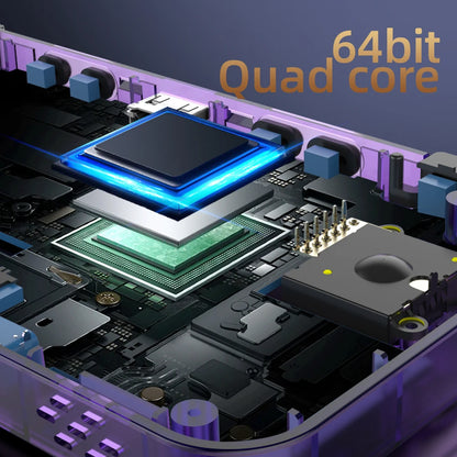 New R36H Game Console R36S Horizontal Retro Handheld Consolas Open Source Portable Pocket Video Player 64GB 3.5 Inch Boy Gift