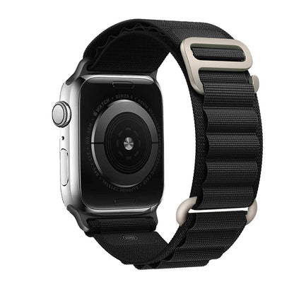 for Apple watch Straps 45mm 46mm 49mm 42mm iwatch Band 44mm 41mm 40mm Nylon Alpine bracelet correa Series 10 9 8 7 6 SE Ultra 2