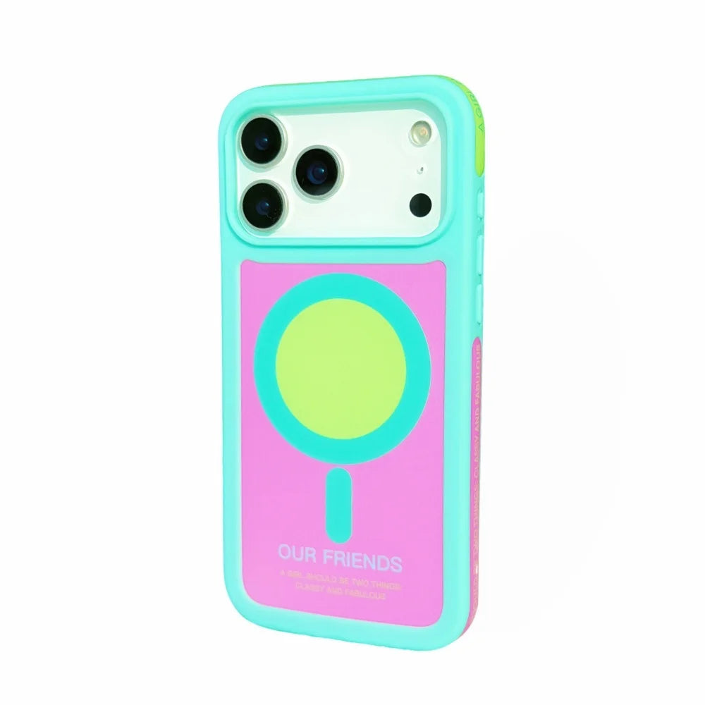 17 ProMax Creative Color Dopamine Magnetic Phone Case For iPhone 17 Air 16 15 14 Pro Max 13 Magsafe Shockproof Protective Cover