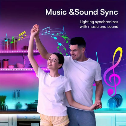 Led Strip Lights 44Keys APP  Music Sync Remote Control USB 5V 1M-40M RGB Flexible Tape for Room Decoration TV Backlight Diode