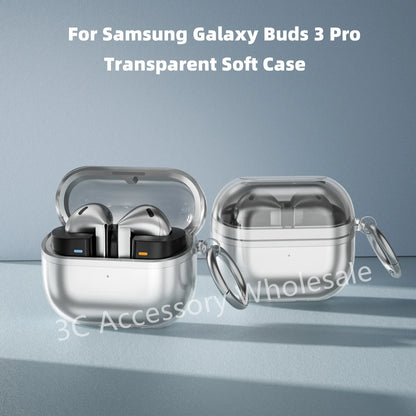 for Buds 3 Case Galaxy buzz3 soft tpu transparent earbuds case Scratch protection cover for women ﻿men Buds 3 Pro/Buds 3 Cases