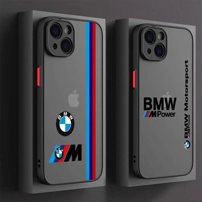 Sports Car Brand-B-M-W Phone Case for Apple iPhone SE 16e 12 Mini 6s XS X 7 8 SE 15 Pro Max 16 Pro 11 Pro Max XR 14 13 Pro Black