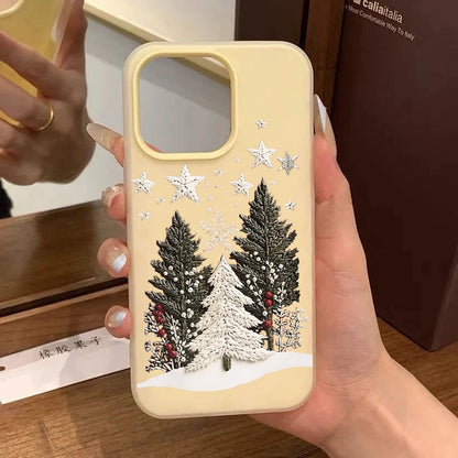 Funda For Samsung Galaxy A16 A56 5G A17 A55 Case Christmas Tree Phone Case For Galaxy S25 FE S24 S23 Ultra Plus S22 Back Cover