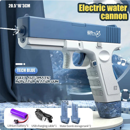 Summer New Ice Mouse Electric Water Gun Pistol Shooting Toy Full Automatic Shoot  Outdoor Toy For Children Boys Girl Adults Gift
