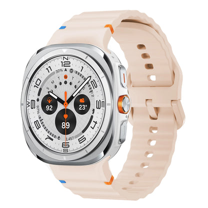 Silicone Band for Samsung Galaxy Watch ultra Strap 47mm Bracelet correa Galaxy Watch 7 6/6 Classic/5 pro/4 44mm 40mm 43mm 46mm