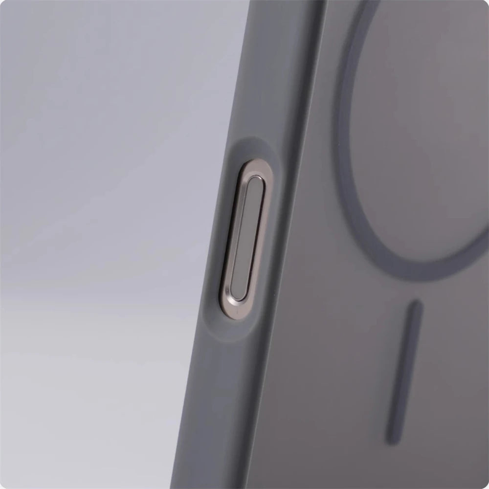Luxury Matte Translucent Magnetic Case For iPhone 16 Pro Max 15 14 Plus 13 Pro 12 For Magsafe Wireless Charging Shockproof Cover
