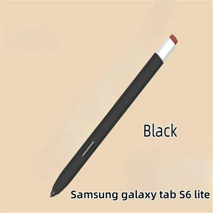 Silicone Pencil Case Tablet Touch Stylus Pen Cover Solid Colour for Samsung Galaxy Tab S6 Lite S7 FE S8 Ultra S9 Plus