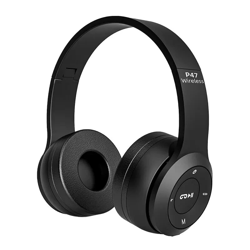 Stereo P47 Headset 5.0 Bluetooth Headset Folding Series Wireless Headset Universal Sports Popular Stereo Gaming Headset