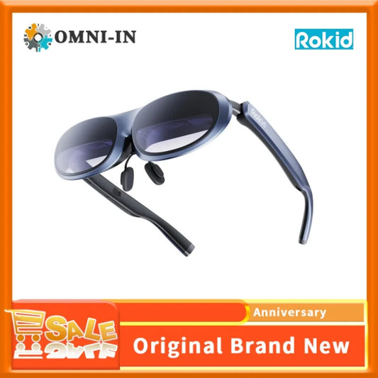 Rokid Max AR 3D Smart Glasses Micro OLED 215”Max Screen 50° FoV Viewing For Phones/Switch/PS5/Xbox/PC Smart On Sales - covers4phones