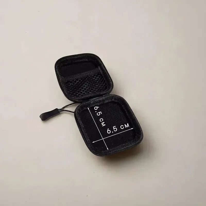 Hard Portable Shockproof Headphone Earphone Accessories Case Memory Card USB Cable Headset Storage Bag