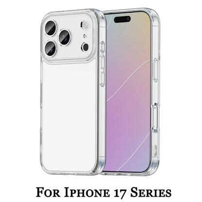 Transparent Protective Case For Iphone 17/17air/17pro/17promax Shockproof Back Cover/Anti-Drop 4 Corners