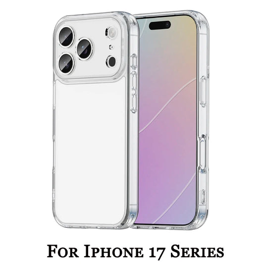 Transparent Protective Case For Iphone 17/17air/17pro/17promax Shockproof Back Cover/Anti-Drop 4 Corners