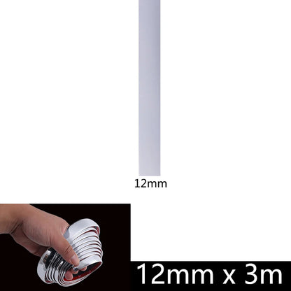 Blue Film Car Window Chrome Bright Strip Front Bumper Anti-Collision Strip Body Frame Body Modification Medium Mesh Trim Strip