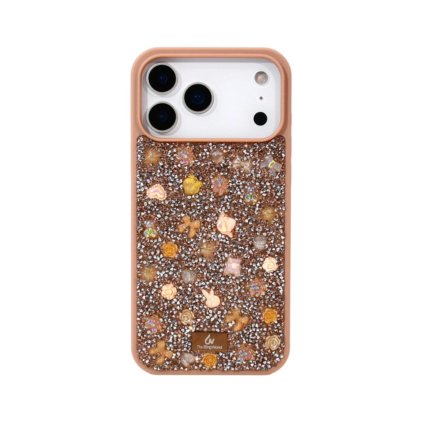 For IPhone 17 Pro Max/IPhone Air/17 Pro/17 Crystal Phone Case 3D Trinket Diamond Rhinestone Inlaid Fashion Glitter Back Cover