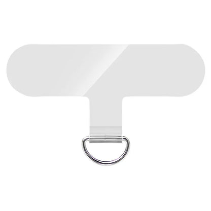 Universal transparent Tpu mobile phone anti loss hanging rope card gasket detachable mobile phone suspension strap patch tie pad