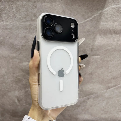 Matte Magnetic Translucent  Wireless Charge Phone Case For iPhone 17 Air 16 15 14 13 12 11 17 Pro Max Magsafe Must-Haves  Cover