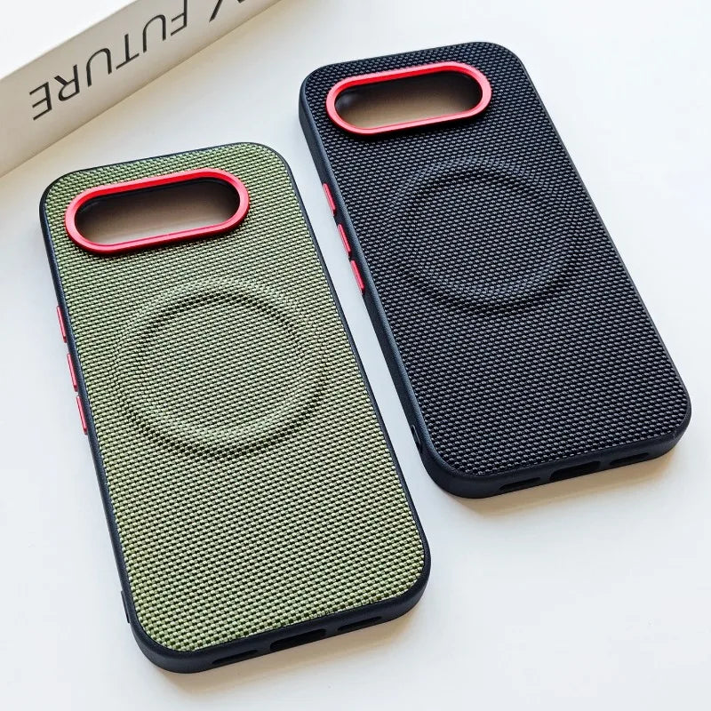 Luxury For  Google Pixel 9 10A  Pro XL Phone Case for Magsafe Magnetic Wireless Charging Protector