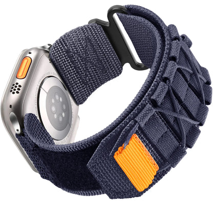 Tactical Strap for Apple Watch Band 49 45mm 44mm 41 40mm Nylon Alpine Trail Loop Bracelet for IWatch Series Ultra 2 9 8 7 5 6 Se