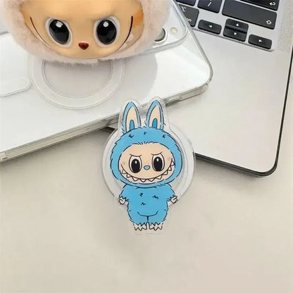 NEW Korea INS Y2K Cartoon Holder For Magsafe Pop.sockets Magnetic Griptok Grip Tok Stand Foldable Phone Bracket Case Accessories