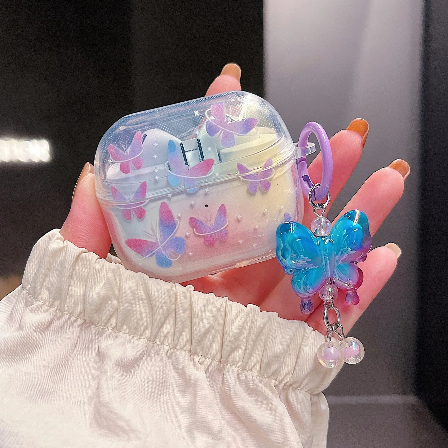 Case For Samsung Galaxy Buds 3 Pro Cute 3D Cartoon Shell Wireless Headphone Cover for Samsung Buds3 Protective Cover With Hook