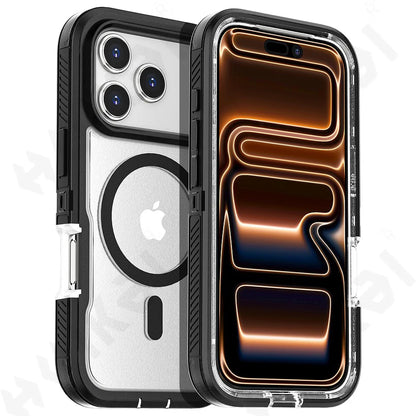 Case For iPhone 17 16 15 14 13 12 11 Pro XR Max Plus Heavy Duty Shockproof Anti-Scratch Rugged Protective with Kickstand Cover