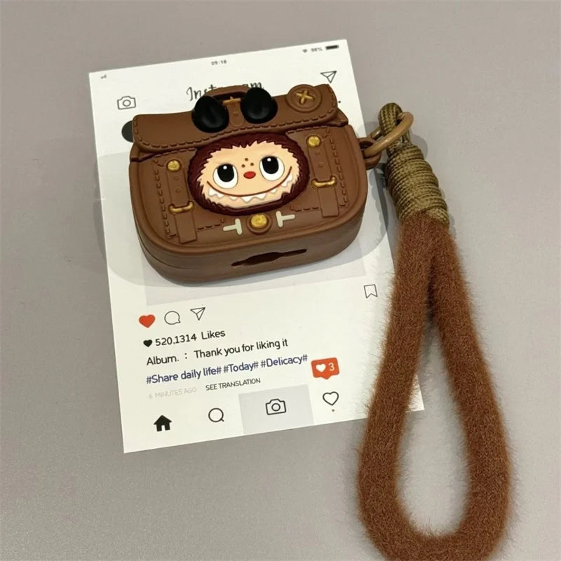 New Airpods Briefcase Keychain Headphone Case Silicone Anti Drop Apple Airpods 4Th 3/2/1 Airpods Pro/pro2 Holiday Gift