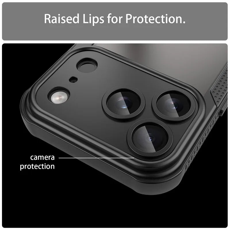 For iPhone 17 Pro Case iPhone 17 Pro Cover TPU Border Durable Matte Bumper Protective Phone Case For iPhone 17 Air Pro Max Funda