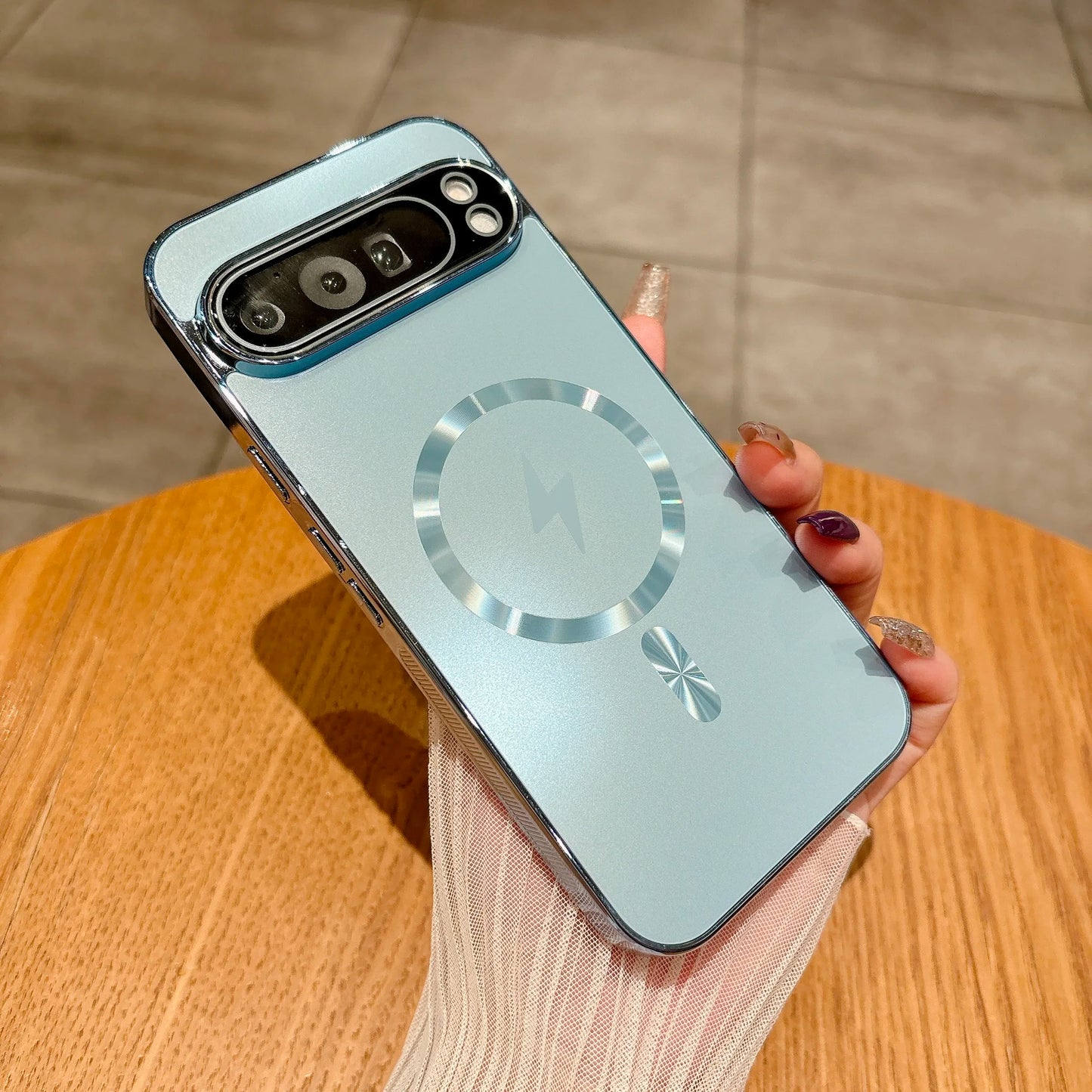 For Google Pixel 10 Pro XL 9 8 7 6 Pro 9A 8A 7A 6A Case MagSafe Magnetic Wireless Charging Lens Protection PC Shockproof Cover