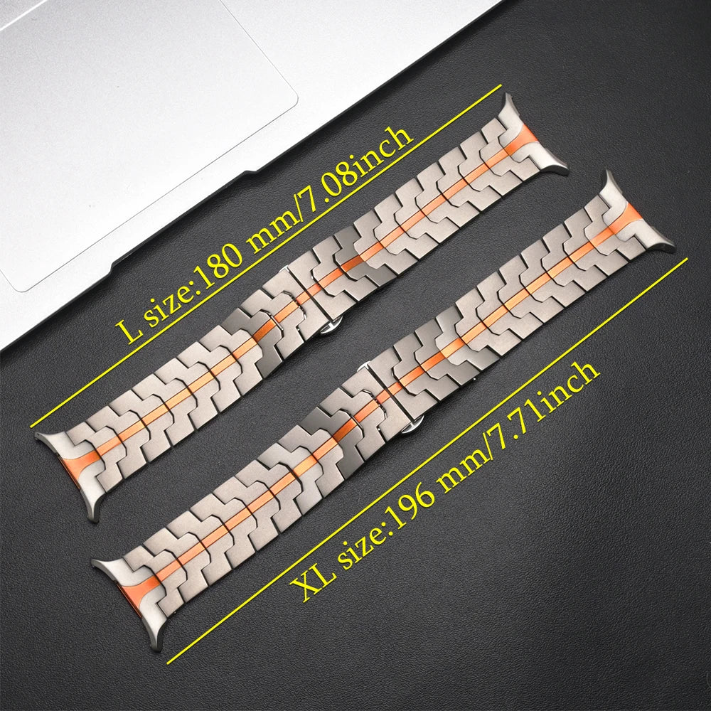 Titanium Band for Samsung Galaxy Watch Ultra 2025 Men Bracelet Luxury Metal Strap for samsung 7 ultra GALAXY ULTRA 47MM Correa