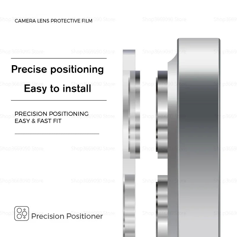 3D Camera Protector Glass For Xiaomi Redmi Note 13 Pro 13Pro Plus 4G 5G HD Tempered Glass Lens Metal Rear Ring Redmy Note13 Pro - covers4phones