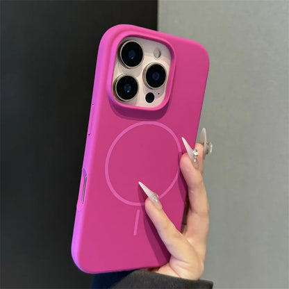 Original Liquid Silicon Magsafe Case For iPhone 17 Air 16 15 Plus 14 13 12 11 Pro Max Magnetic Wireless Charge Soft Rubber Cover