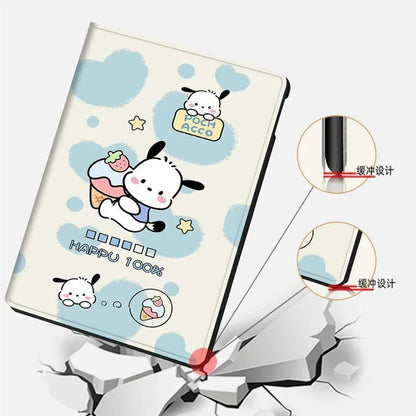 Pochacco iPad Case for 10th Generation 10.9 Inch 9th 10.2in Cartoon Case For 2024 Air Pro 11in Mini4 5 Tablet Cover Kids Gift