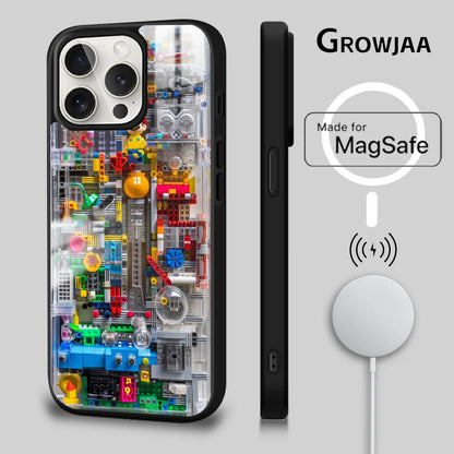 Super M-MarioS Bros Game Phone Case For iPhone 16 15 14 13 12 11 Pro Max Plus Mini Magsafe Mirror Wireless Magnetic Cover