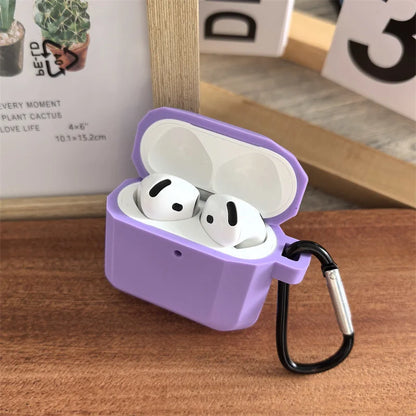 New simplicity Silicone Earphone Cases For Airpods 4-3 Headphones Case Protective Case For Apple Airpods Pro2 Covers Accessories
