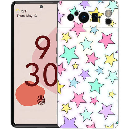 Star Art Phone Case For Google pixel 9 8 7 6 Pro 8A 6A 7A 5G Silicone Shockproof Black Cover Fundas
