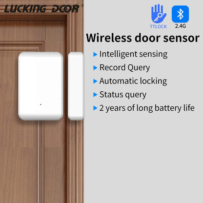 TTlock DS3-Wifi DS2-Bletooth Wireless Control Door&Window Sensor Home Safety Protection Alarm Open Window Detector Door Reminder