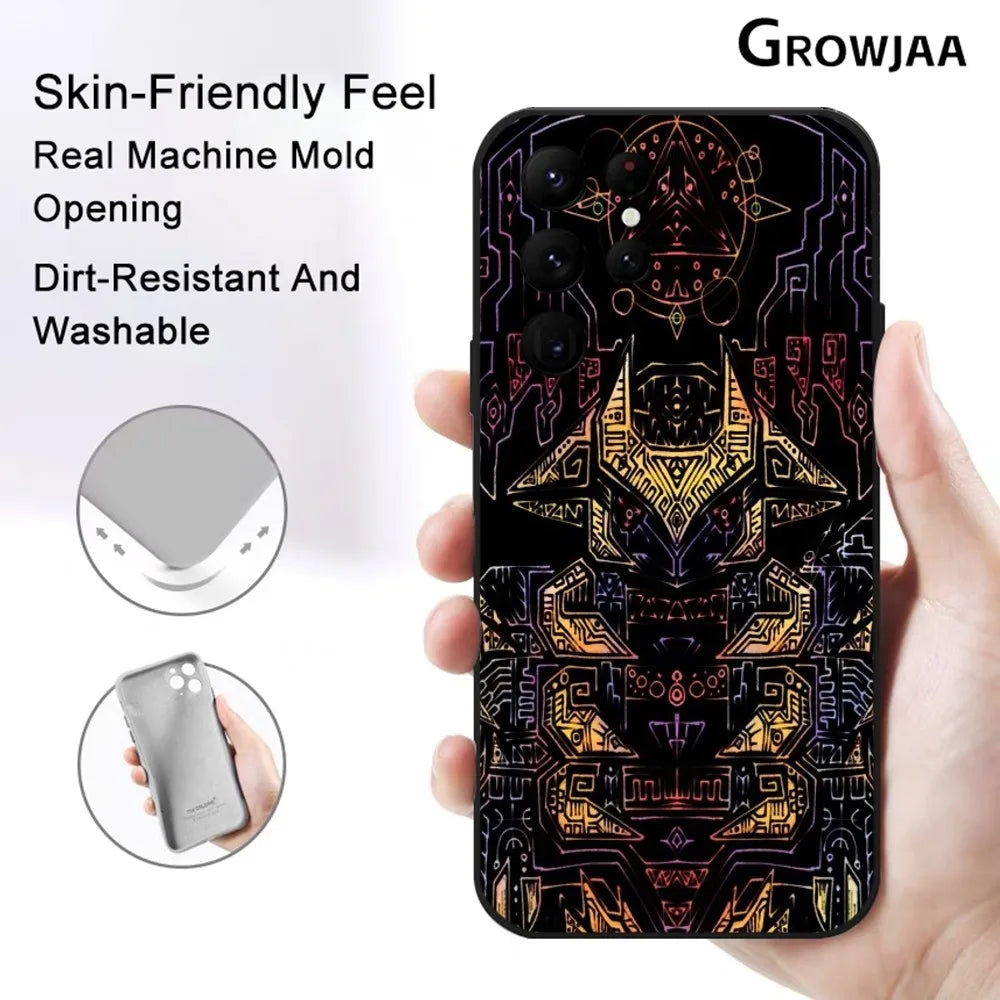 Pikachu Charizard Mimikyu Phone Case For Samsung Galaxy S25 S24 S22 S23 Ultra S21 S20 Plus 5G Protective Silicone Funda