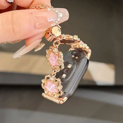 Wire frame flowing star strap suitable for Xiaomi Band 8Pro/9Pro，For Mi band 3/4/5/6/7，8/8NFC/9/9NFC/10/10NFC，For Redmi Watch5/4